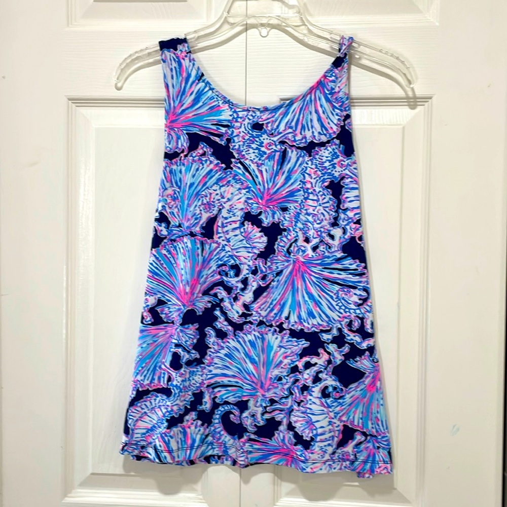 Lilly sleeveless top with criss cross back